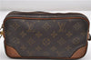 Authentic Louis Vuitton Monogram Marly Dragonne PM M51827 Clutch Hand Bag 8619F