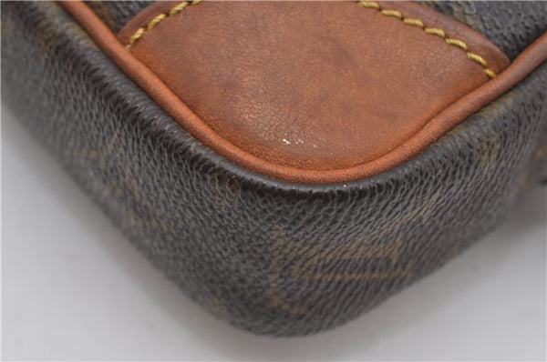 Authentic Louis Vuitton Monogram Marly Dragonne PM M51827 Clutch Hand Bag 8619F