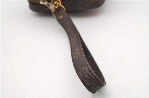 Authentic Louis Vuitton Monogram Marly Dragonne PM M51827 Clutch Hand Bag 8619F