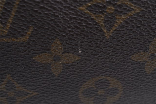 Authentic Louis Vuitton Monogram Marly Dragonne PM M51827 Clutch Hand Bag 8619F