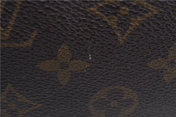 Authentic Louis Vuitton Monogram Marly Dragonne PM M51827 Clutch Hand Bag 8619F