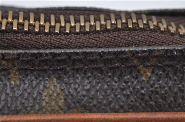 Authentic Louis Vuitton Monogram Marly Dragonne PM M51827 Clutch Hand Bag 8619F