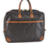 Auth Louis Vuitton Monogram M53362 Porte Documents Voyage 2 Compartments 8621A