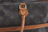 Auth Louis Vuitton Monogram M53362 Porte Documents Voyage 2 Compartments 8621A