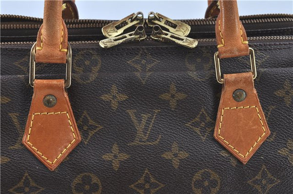 Auth Louis Vuitton Monogram M53362 Porte Documents Voyage 2 Compartments 8621A