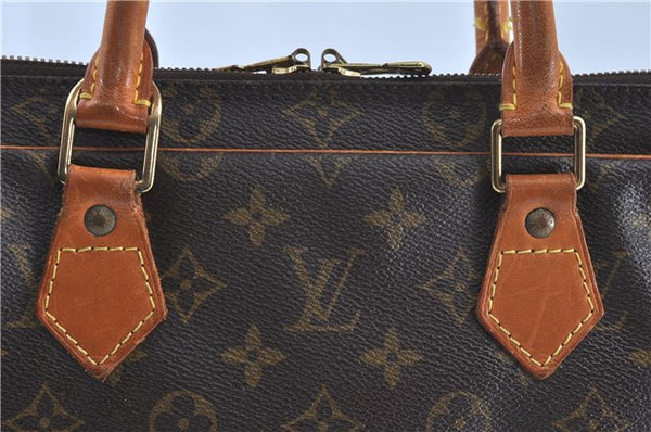 Auth Louis Vuitton Monogram M53362 Porte Documents Voyage 2 Compartments 8621A