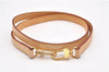 Authentic Louis Vuitton Leather Shoulder Strap Beige 39.4" LV 8621F