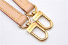 Authentic Louis Vuitton Leather Shoulder Strap Beige 39.4" LV 8621F