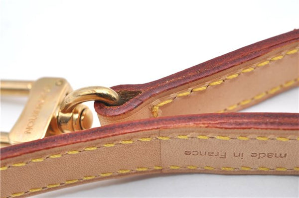 Authentic Louis Vuitton Leather Shoulder Strap Beige 39.4" LV 8621F