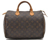 Authentic LOUIS VUITTON Monogram Speedy 30 Hand Bag M41526 LV 8622C