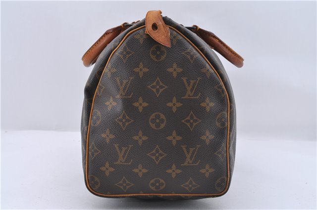 Authentic LOUIS VUITTON Monogram Speedy 30 Hand Bag M41526 LV 8623C