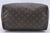 Authentic LOUIS VUITTON Monogram Speedy 30 Hand Bag M41526 LV 8623C