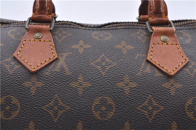 Authentic LOUIS VUITTON Monogram Speedy 30 Hand Bag M41526 LV 8623C