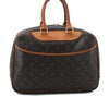 Authentic LOUIS VUITTON Monogram Deauville Hand Bag M47270 LV 8624C