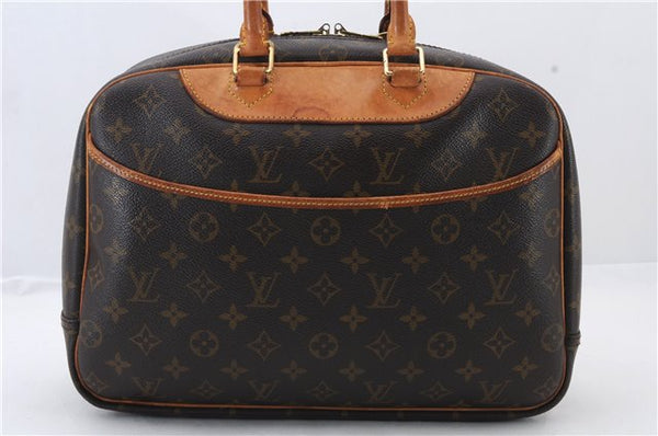 Authentic LOUIS VUITTON Monogram Deauville Hand Bag M47270 LV 8624C