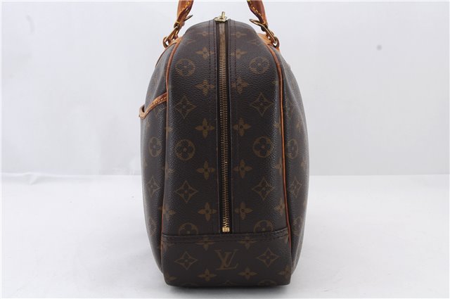 Authentic LOUIS VUITTON Monogram Deauville Hand Bag M47270 LV 8624C