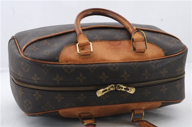 Authentic LOUIS VUITTON Monogram Deauville Hand Bag M47270 LV 8624C