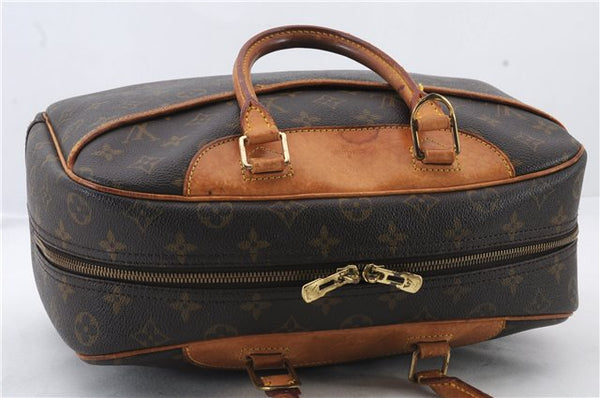 Authentic LOUIS VUITTON Monogram Deauville Hand Bag M47270 LV 8624C
