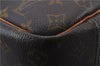 Authentic LOUIS VUITTON Monogram Deauville Hand Bag M47270 LV 8624C