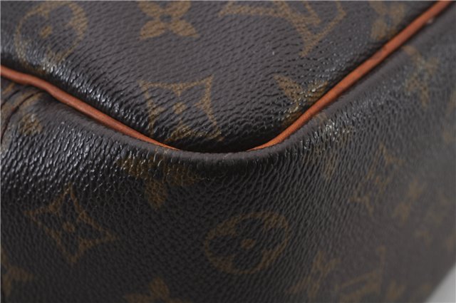 Authentic LOUIS VUITTON Monogram Deauville Hand Bag M47270 LV 8624C