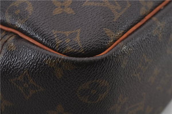 Authentic LOUIS VUITTON Monogram Deauville Hand Bag M47270 LV 8624C
