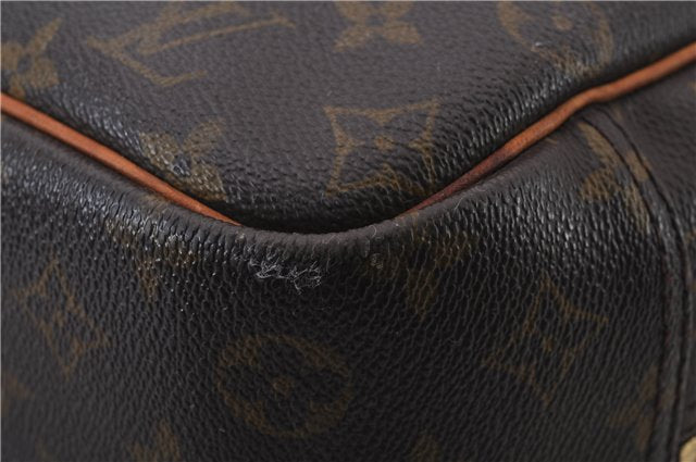 Authentic LOUIS VUITTON Monogram Deauville Hand Bag M47270 LV 8624C