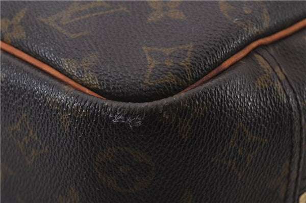 Authentic LOUIS VUITTON Monogram Deauville Hand Bag M47270 LV 8624C