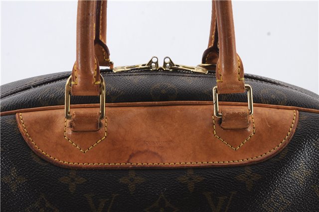 Authentic LOUIS VUITTON Monogram Deauville Hand Bag M47270 LV 8624C