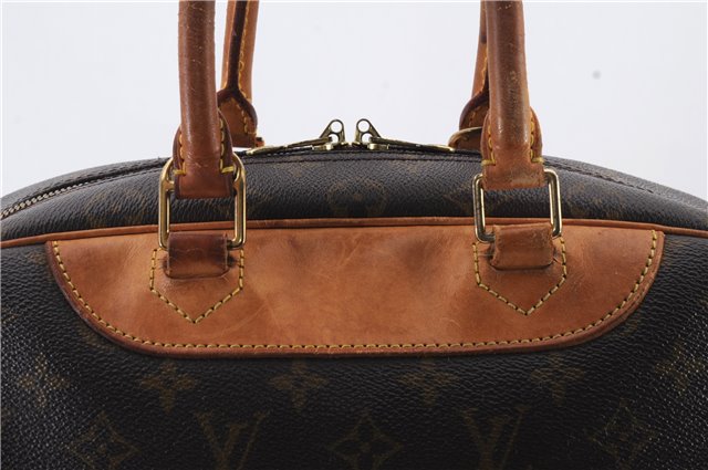 Authentic LOUIS VUITTON Monogram Deauville Hand Bag M47270 LV 8624C