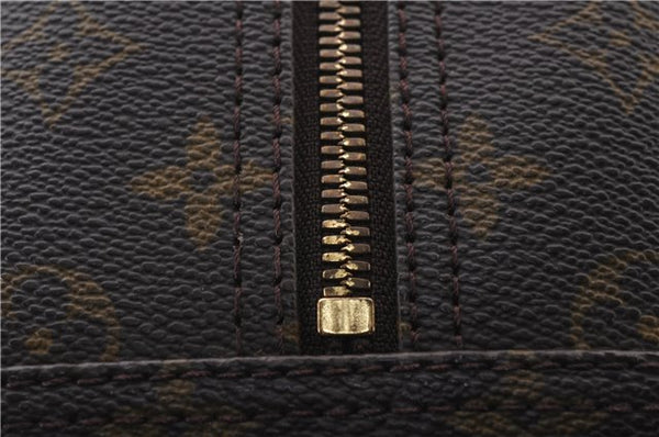 Authentic LOUIS VUITTON Monogram Deauville Hand Bag M47270 LV 8624C