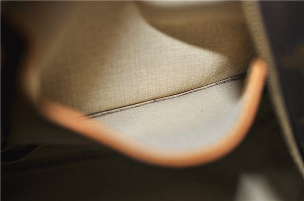 Authentic LOUIS VUITTON Monogram Deauville Hand Bag M47270 LV 8624C