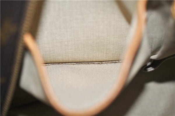 Authentic LOUIS VUITTON Monogram Deauville Hand Bag M47270 LV 8624C