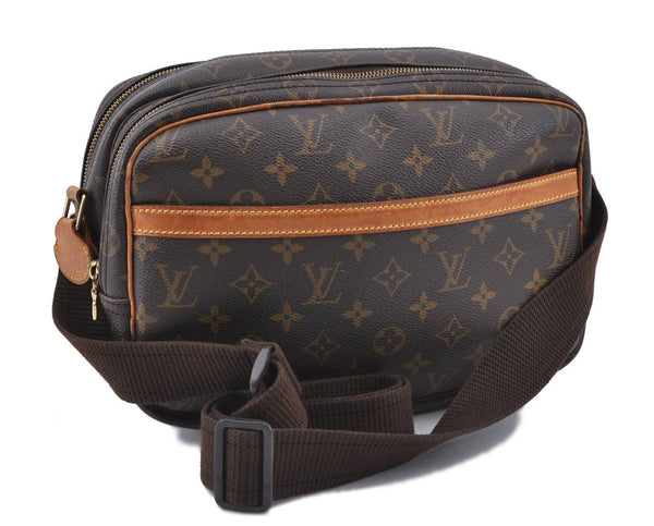 Auth LOUIS VUITTON Monogram Reporter PM Shoulder Cross Body Bag M45254 LV 8626C
