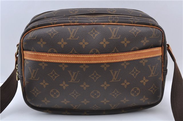 Auth LOUIS VUITTON Monogram Reporter PM Shoulder Cross Body Bag M45254 LV 8626C