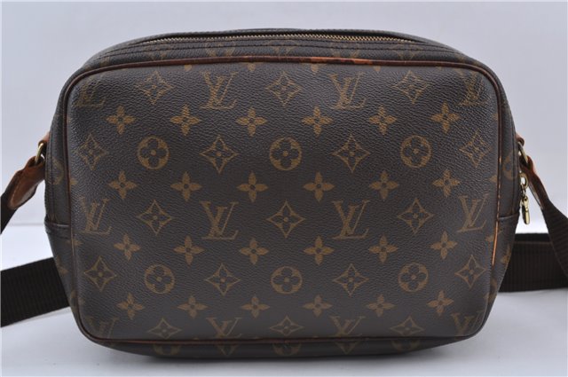 Auth LOUIS VUITTON Monogram Reporter PM Shoulder Cross Body Bag M45254 LV 8626C