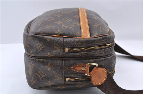 Auth LOUIS VUITTON Monogram Reporter PM Shoulder Cross Body Bag M45254 LV 8626C