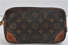 Auth LOUIS VUITTON Monogram Marly Dragonne PM Clutch Hand Bag M51827 LV 8629C