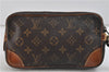 Auth LOUIS VUITTON Monogram Marly Dragonne PM Clutch Hand Bag M51827 LV 8629C