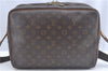 Authentic Louis Vuitton Monogram Reporter GM Shoulder Cross Bag M45252 LV 8631E