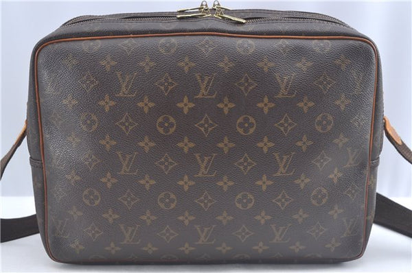 Authentic Louis Vuitton Monogram Reporter GM Shoulder Cross Bag M45252 LV 8631E