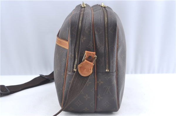 Authentic Louis Vuitton Monogram Reporter GM Shoulder Cross Bag M45252 LV 8631E