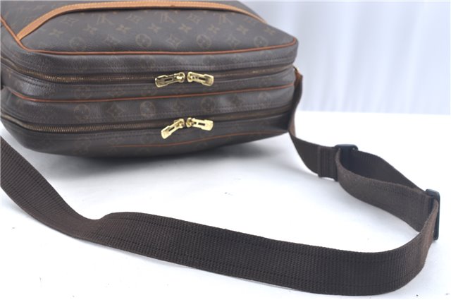Authentic Louis Vuitton Monogram Reporter GM Shoulder Cross Bag M45252 LV 8631E
