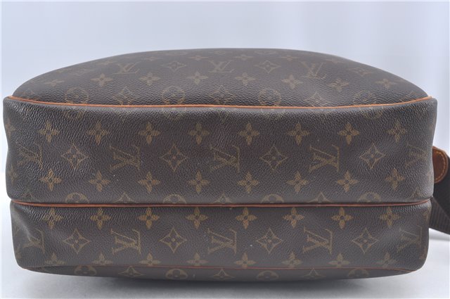 Authentic Louis Vuitton Monogram Reporter GM Shoulder Cross Bag M45252 LV 8631E