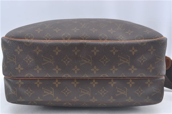Authentic Louis Vuitton Monogram Reporter GM Shoulder Cross Bag M45252 LV 8631E