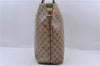 Authentic GUCCI GG Crystal Shoulder Tote Bag PVC Leather 189896 Brown 8632C