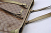 Authentic GUCCI GG Crystal Shoulder Tote Bag PVC Leather 189896 Brown 8632C