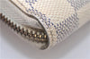 Authentic Louis Vuitton Damier Azur Zippy Wallet Long Purse N60019 LV 8633F