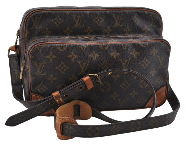 Authentic Louis Vuitton Monogram Nile Shoulder Cross Body Bag M45244 LV 8635D