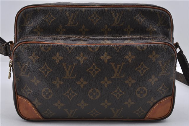 Authentic Louis Vuitton Monogram Nile Shoulder Cross Body Bag M45244 LV 8635D