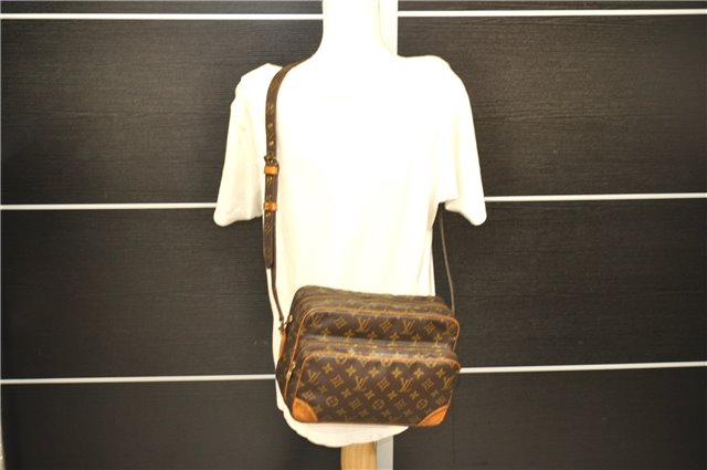 Authentic Louis Vuitton Monogram Nile Shoulder Cross Body Bag M45244 LV 8635D